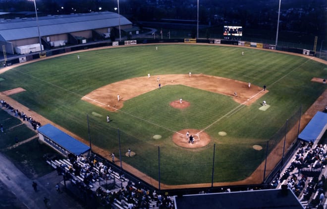 Hawley Field was the home of WVU baseball from 1971–2014 (Photo from WVU Athletics).
