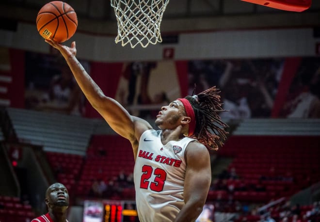 Cochran (23) during his tenure with Ball State... 