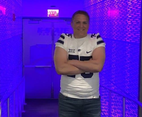 In-state sophomore football recruit Brayden White enjoyed his visit to K-State.