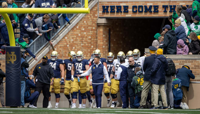 Notre Dame coach Marcus Freeman and his 2024 Irish football team start preseason training camp next Wednesday.