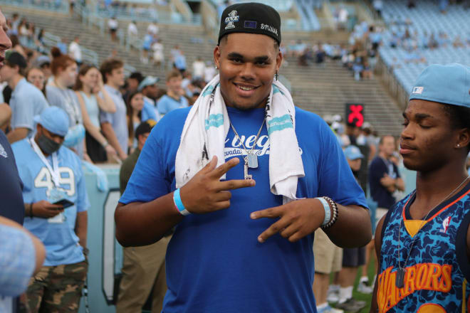 THI caught up with 5-star offensive tackle Zach Rice to see how his visit to UNC was for Saturday's win over Virginia.