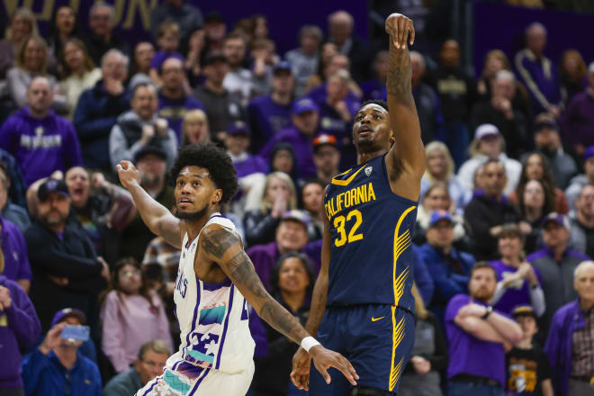 Jalen Celestine drains the game-winning 3-pointer for Cal on Saturday night.