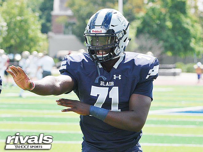 Three-star defensive end David Ojabo has a way to go but he's already athletic, fast and dynamic on the field.