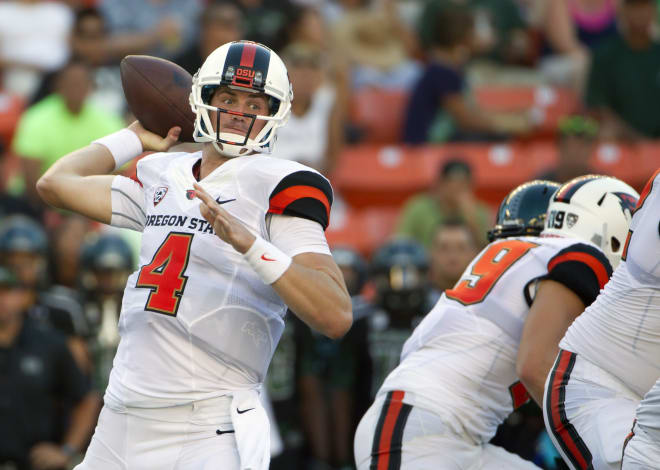 Sean Mannion threw for 83 touchdowns in his decorated four year career at Oregon State
