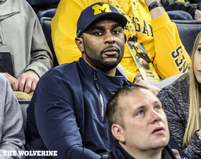 Michigan Wolverines football recruiting offensive line coach Sherrone Moore was a Top 25 recruiter last cycle. 