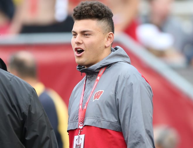 Wisconsin was the first school to offer 2021 quarterback Deacon Hill. 