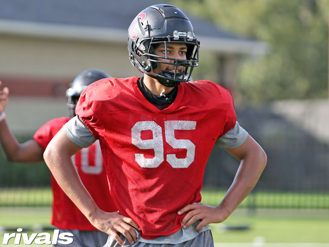 2023 Georgia DE target Tomarrion Parker has gained nearly 40 pounds since the end of last season.