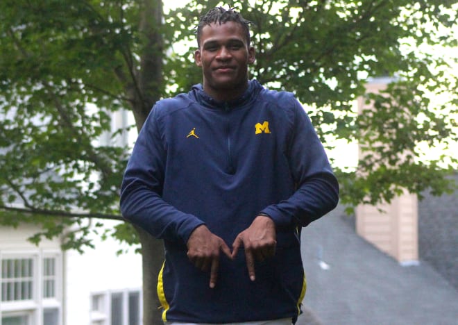 Rivals100 linebacker Junior Colson has committed to Michigan. 