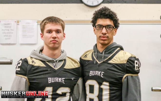 Both Omaha Burke's Nick Henrich and Chris Hickman early enrolled at Nebraska this year. 