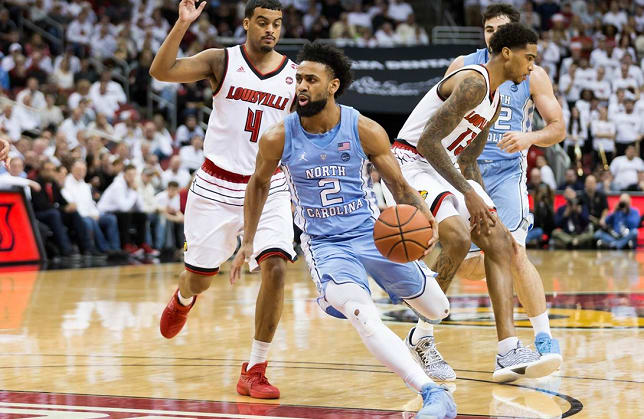 Joel Berry has been many things to UNC, and Saturday night for a moment he became a rim protector.