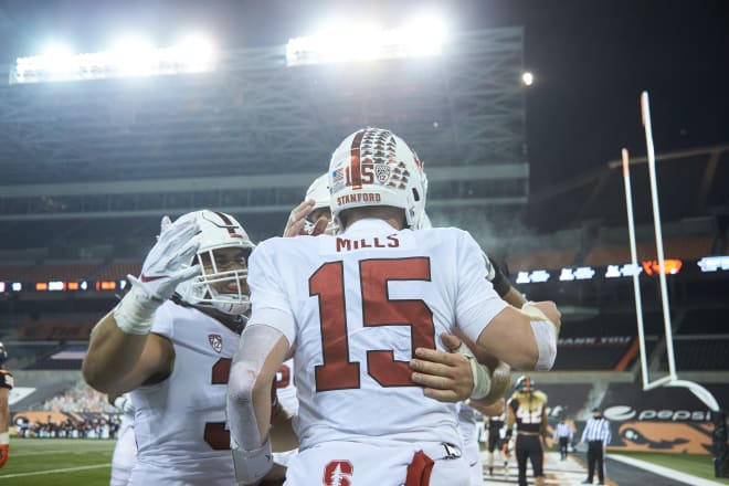 Davis Mills' time at Stanford is over. The star quarterback announced Thursday that he will enter his name in the NFL Draft. 