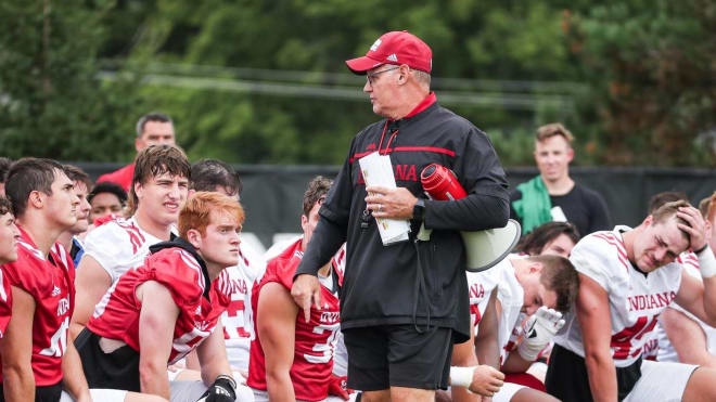 Indiana football opened up fall camp on Tuesday morning and it coincides with the release of the first depth chart.  (IU Athletics)