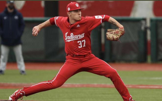 IU won the series but stays in third place in the conference due to the recent success of Nebraska and Michigan.  (IU Athletics)