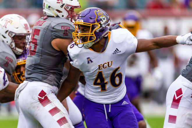 East Carolina rising senior defensive end Chance Purvis has  exited the Pirate football team.