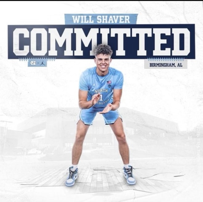 Will Shaver committed to UNC off the first official visit of the Hubert Davis era. His coach gives us some hints why. 