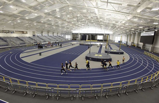 Michigan's new indoor track is the best anywhere, those who now inhabit it insist.