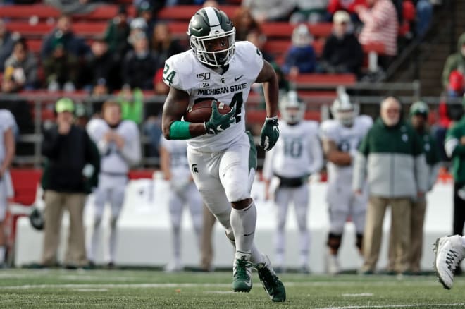 Michigan State Spartans running back Elijah Collins