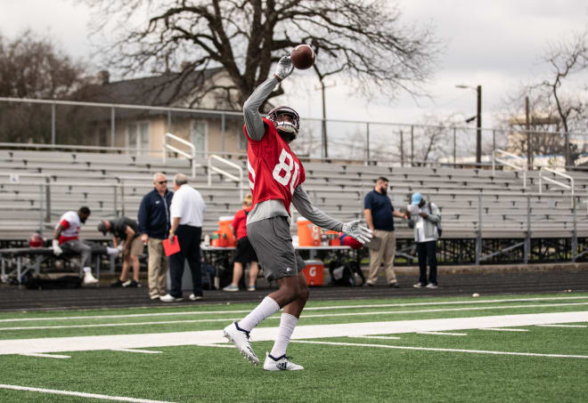 Josh Stewart, shown here in 2019 as a member of the San Antonio Commanders, caught both touchdowns for UTSA in a 14-13 win at Rice in 2016.