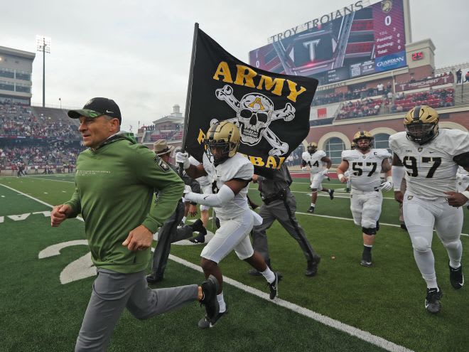 Army Head Coach Jeff Monken and the Black Knights