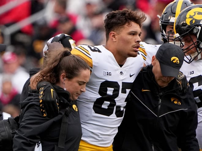Iowa tight end Erick All will miss the remainder of the season, according to head coach Kirk Ferentz.