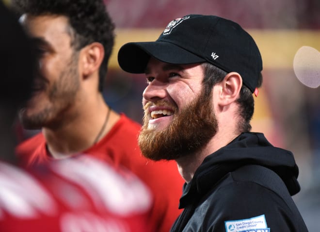 ​​North Carolina State Wolfpack quarterback Devin Leary (13) during the second half at Carter-Finley Stadium. Photo | Rob Kinnan-USA TODAY Sports