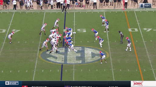 Lawrence Cager breaks wide open against Florida.