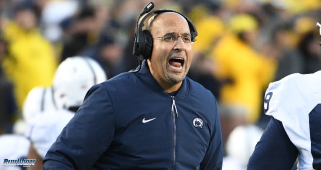 Penn State head coach James Franklin