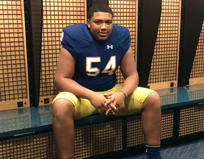 Avon (Ind.) High offensive tackle and Notre Dame commit Blake Fisher