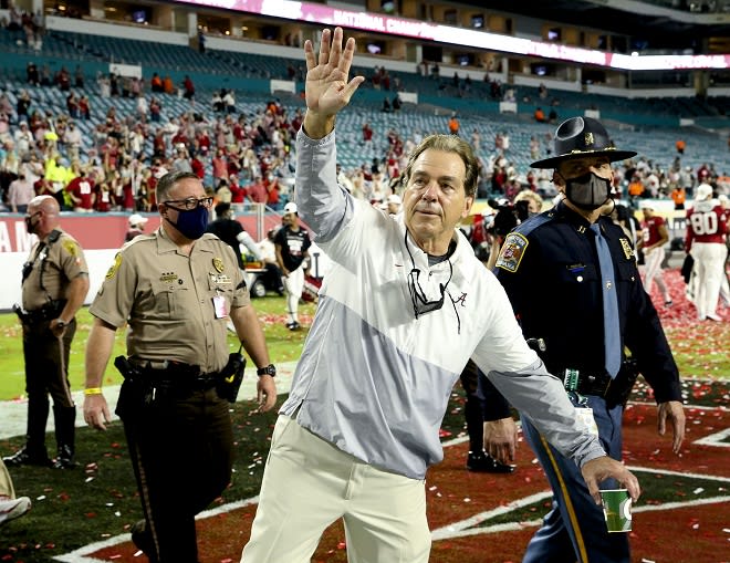 Alabama and Nick Saban are among a few regulars in the College Football Playoff.