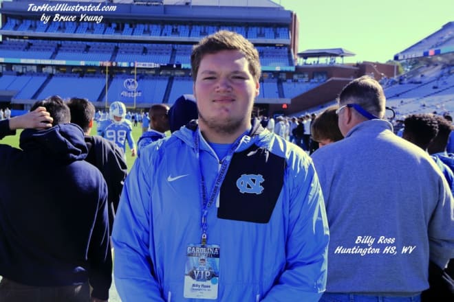 3-Star offensive lineman Billy Ross committed to UNC in the summer but can't wait to start his Carolina career.