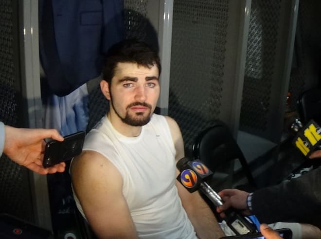 Luke Maye and several other Tar Heels discuss their 74-73 loss to Duke on Friday night at the ACC Tournament.
