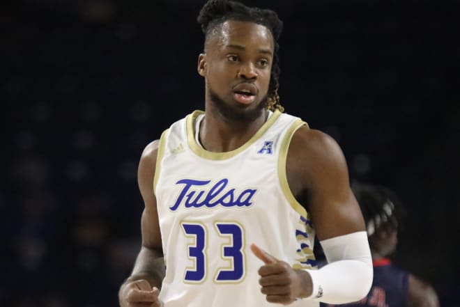 Bryant Selebangue led Tulsa with 12 points and 11 rebounds against UCF.