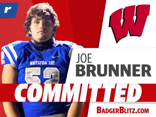 Four-star offensive tackle Joe Brunner announced his commitment to Wisconsin on Tuesday. 