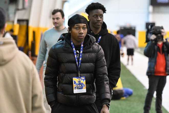 Pitt WR commit Zion Fowler visited Pitt during spring camp