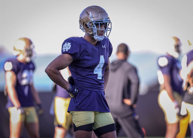 Notre Dame wide receiver/cornerback Lorenzo Styles entered the transfer portal Friday.
