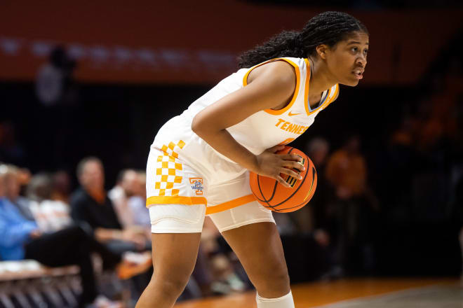 Tennessee guard Jewel Spears (0) during a game between Tennessee and Florida A&M in Knoxville on Tuesday, November 7, 2023.