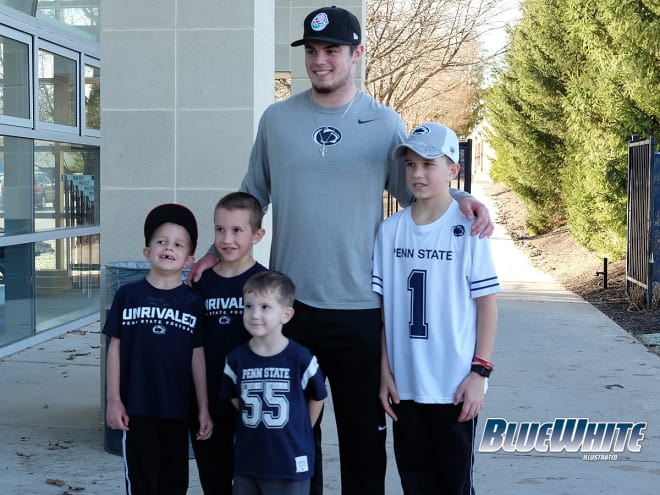 Trace McSorley made an appearance at the event after participating at THON Friday night.