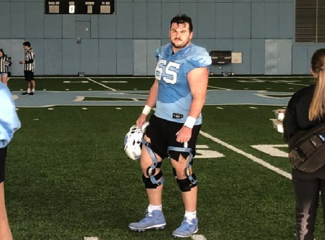 Center Corey Gaynor played 2,101 snaps at Miami before transferring to UNC this past winter.