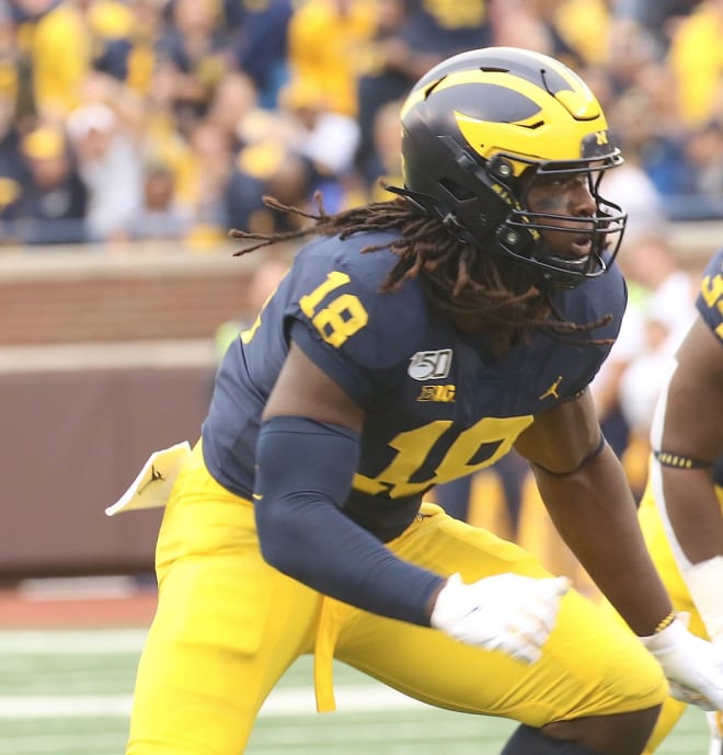 Michigan Wolverines football DE Luiji Vilain