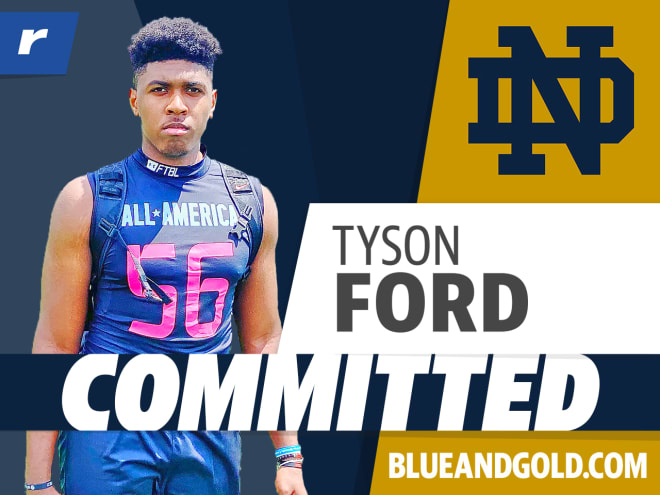 Ford is the first Notre Dame defensive line commitment of the 2022 class.