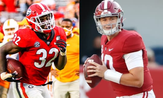 Alabama is favored by 5 points against Georgia 