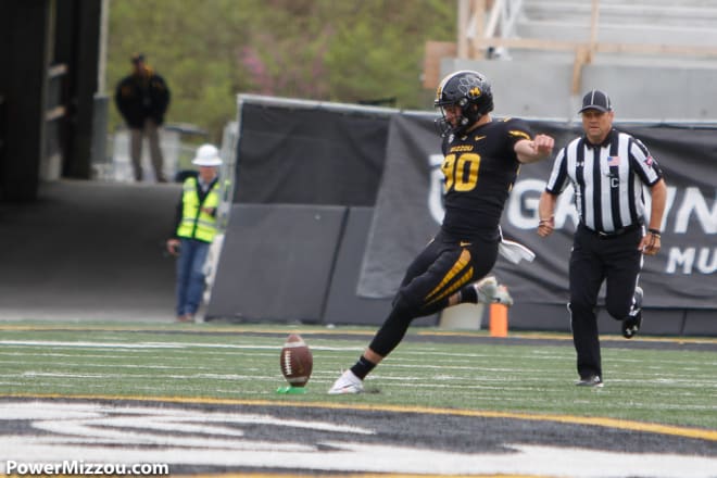 Sean Koetting made 1/2 field goals on Saturday and also worked as the holder when Tucker McCann was kicking