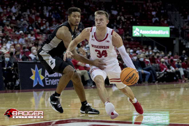 Wisconsin guard Brad Davison. 