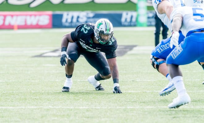 Koby Cumberlander is a guy who could have a big year for the Thundering Herd defensively.