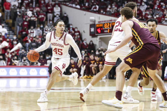 Indiana guard Parker Stewart is trying to find more ways score for the Hoosiers. (IU Athletics)