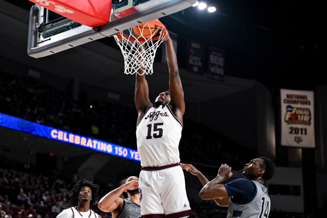 Henry Coleman saved the Aggies on a bad shooting night. (USA TODAY Sports Images)