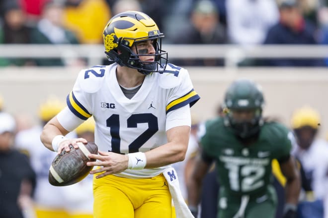 Michigan Wolverines football quarterback Cade McNamara