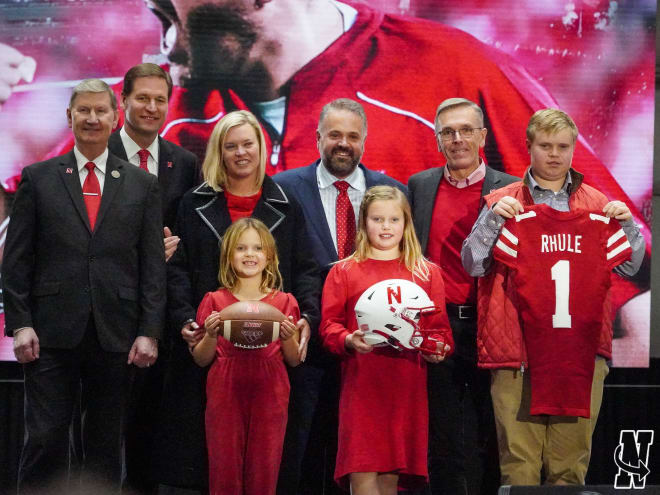 Matt Rhule spoke about the importance of being involved in the community of Lincoln during his introductory press conference.