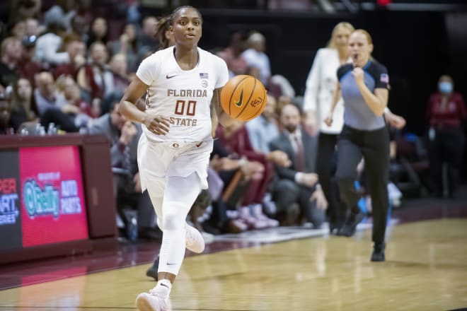 Ta'Niya Latson led the ACC in scoring as a freshman while also contributing 4.5 rebounds and 2.9 steals.
