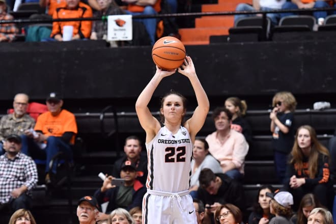 Kat Tudor has been raining three point buckets